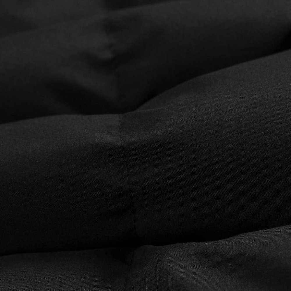 Black Mens Hooded Puffer Jacket - Picture 7 of 7